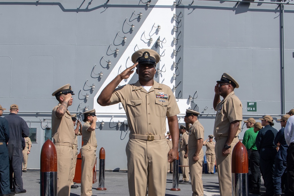 Boxer FY25 CPO Pinning Ceremony