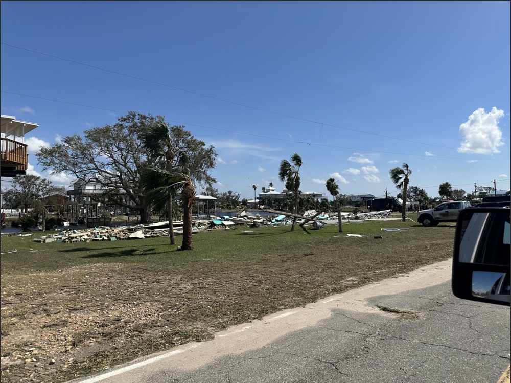 Coast Guard assesses damage in Keaton Beach after Hurricane Helene