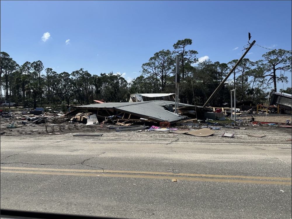 Coast Guard assesses damage in Keaton Beach after Hurricane Helene