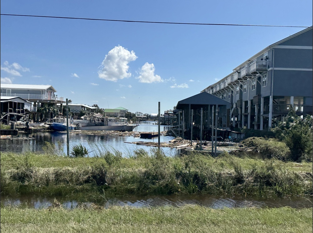 Coast Guard assesses damage in Keaton Beach after Hurricane Helene