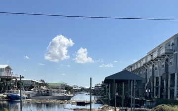 Coast Guard assesses damage in Keaton Beach after Hurricane Helene