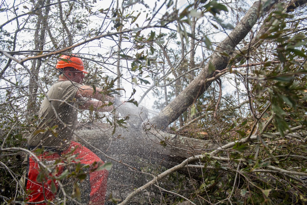 202d RED HORSE Clears Roads Following Hurricane Helene