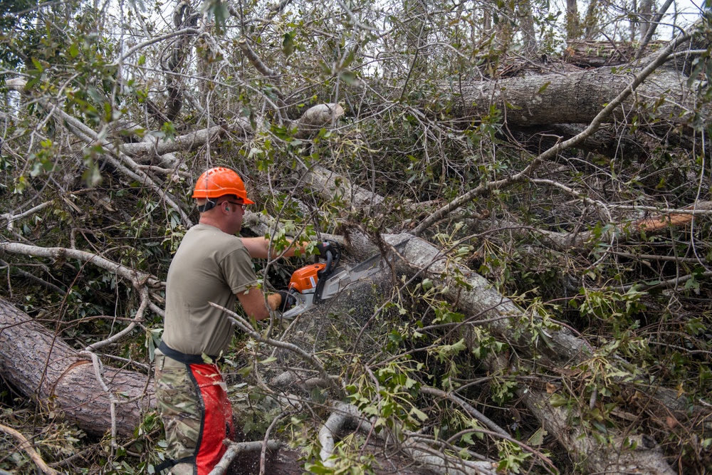 202d RED HORSE Clears Roads Following Hurricane Helene