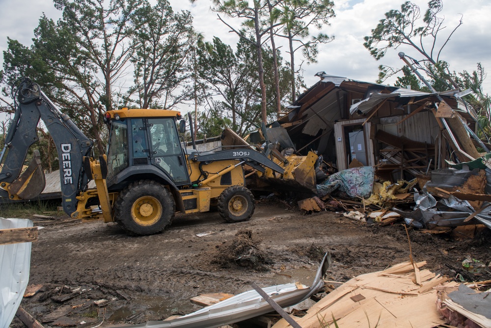 202d RED HORSE Clears Roads Following Hurricane Helene