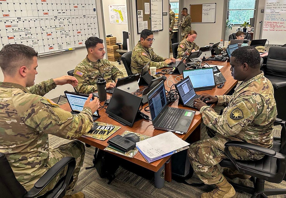 153rd Financial Management Support Battalion supports the Florida National Guard’s response to Hurricane Helene