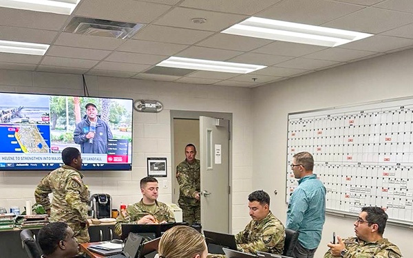 153rd Financial Management Support Battalion supports the Florida National Guard’s response to Hurricane Helene