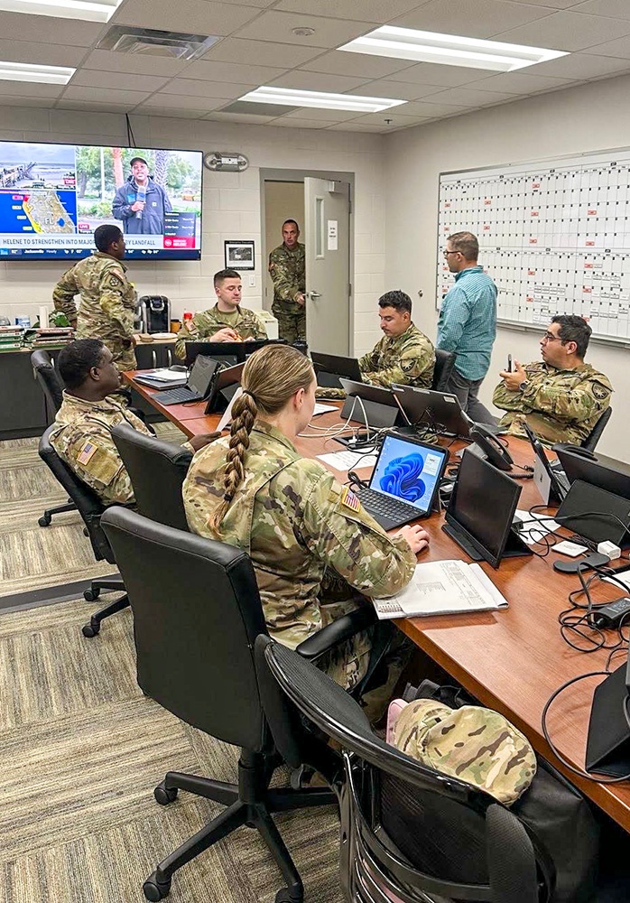 153rd Financial Management Support Battalion supports the Florida National Guard’s response to Hurricane Helene