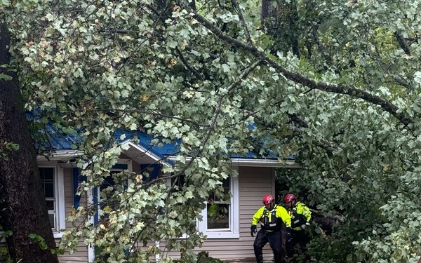 New York Task Force Conducts Search and Rescue After Hurricane Helene