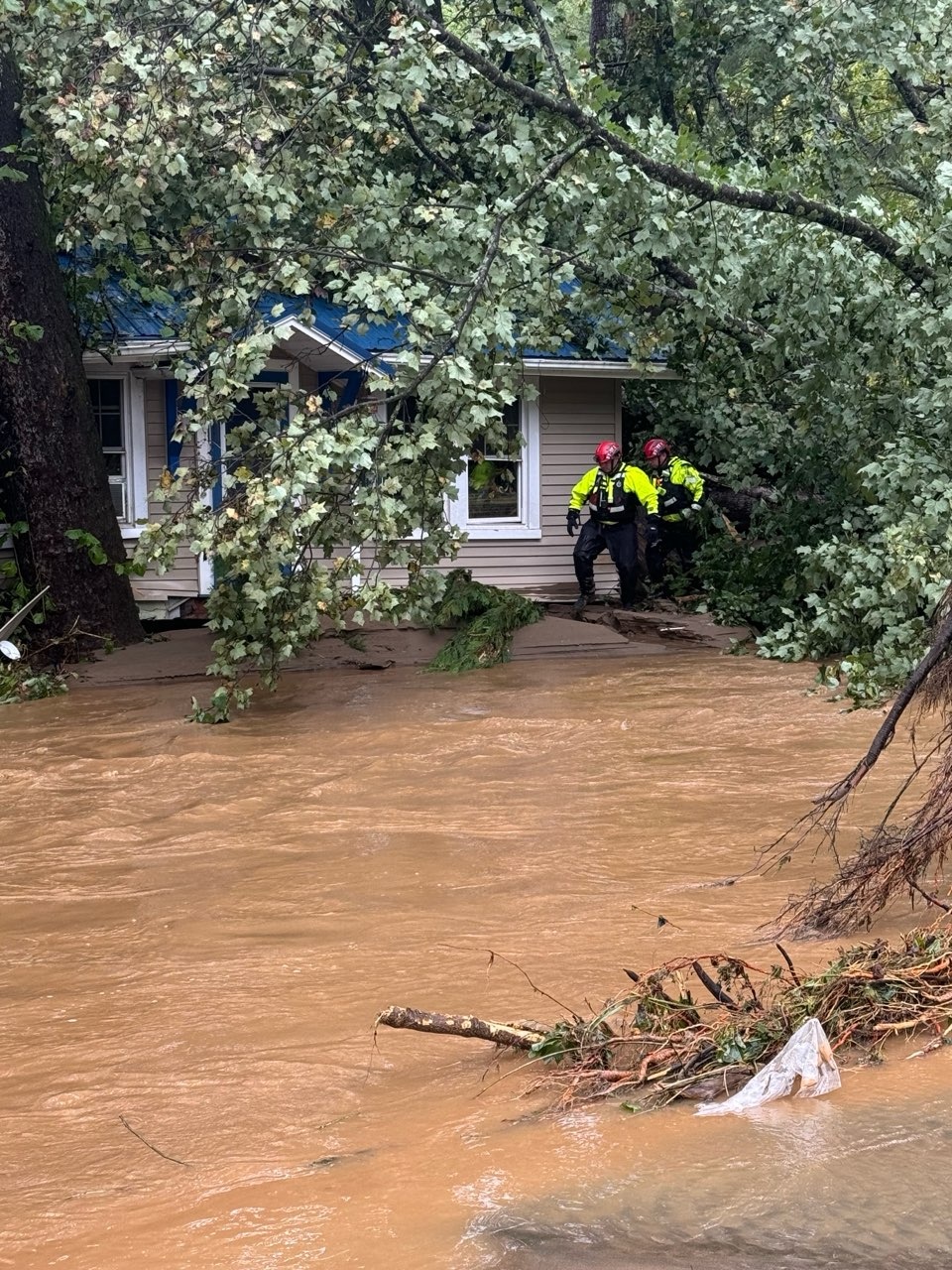 New York Task Force Conducts Search and Rescue After Hurricane Helene