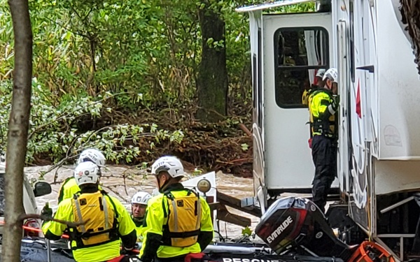 Massachusetts Task Force 1 Responds to Hurricane Helene