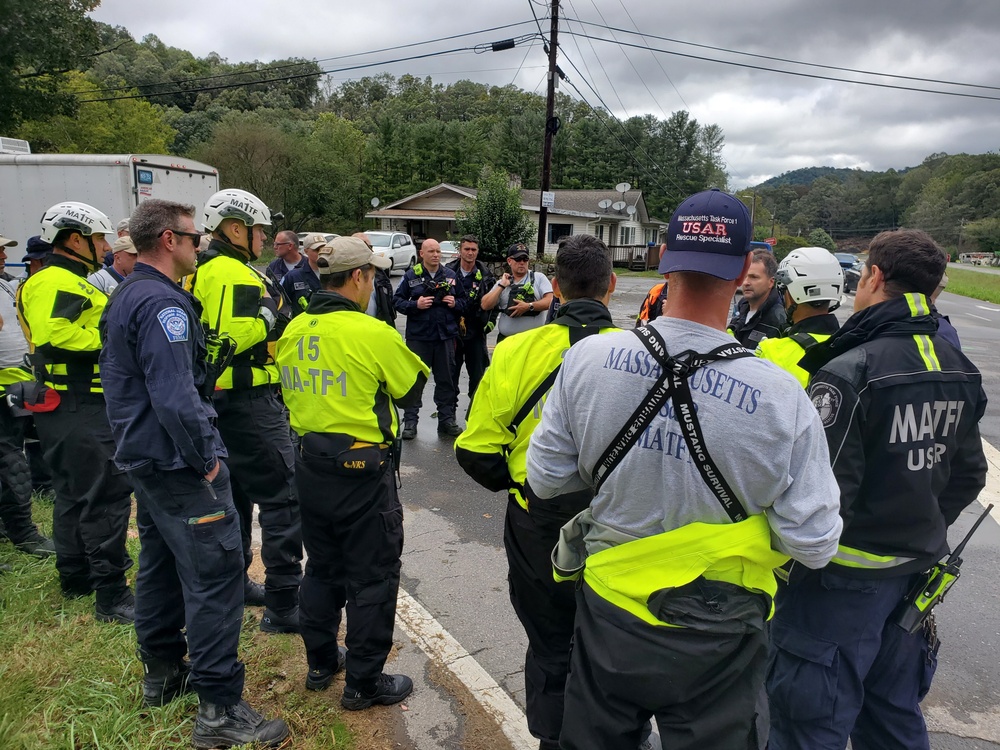 Massachusetts Task Force 1 Responds to Hurricane Helene