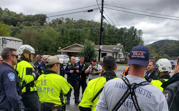 Massachusetts Task Force 1 Responds to Hurricane Helene