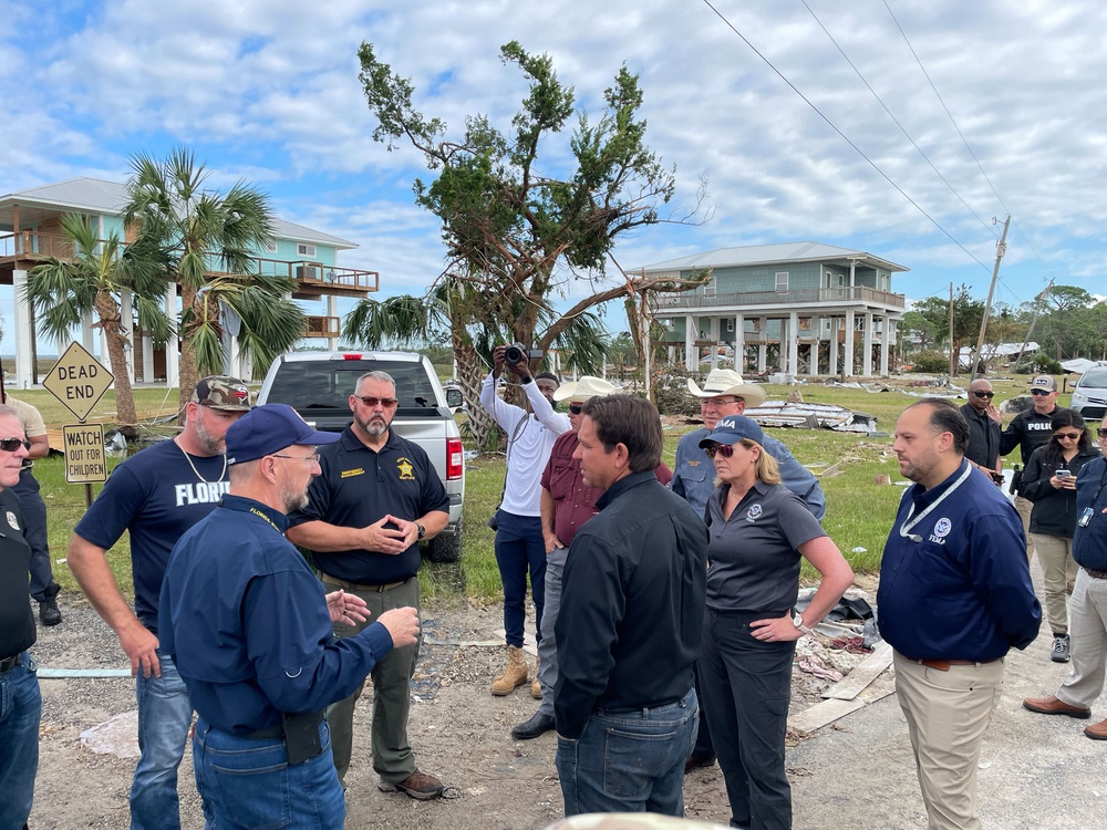 FEMA Administrator Criswell Meets with Florida Officials After Hurricane Helene