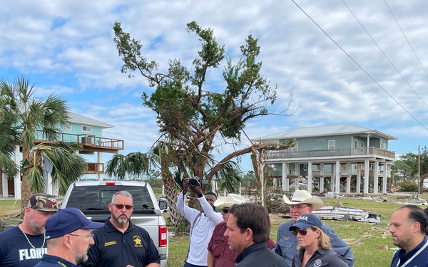 FEMA Administrator Criswell Meets with Florida Officials After Hurricane Helene