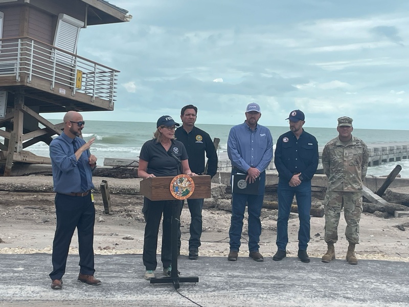 FEMA Administrator Criswell Meets with Florida Officials After Hurricane Helene