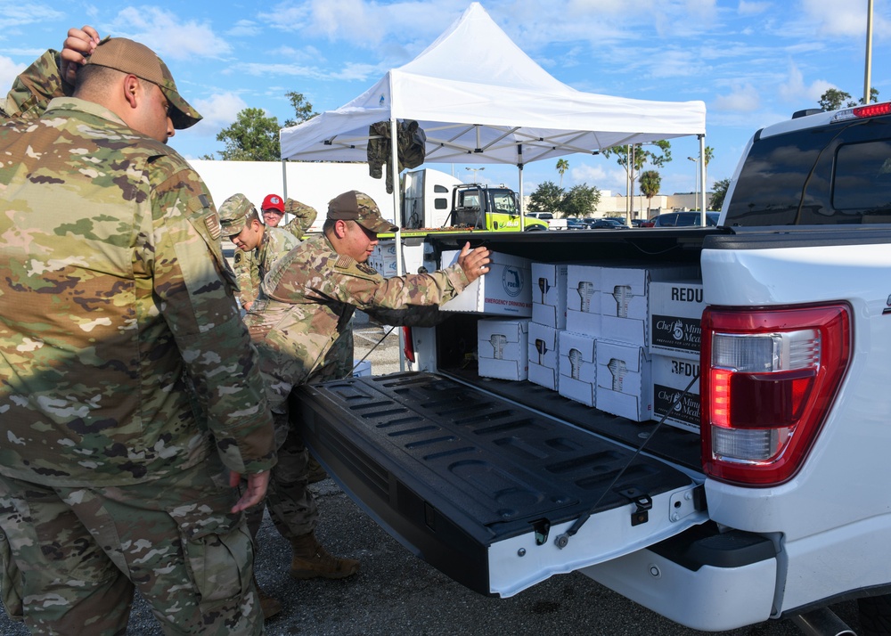 Florida Guardsmen Provide Assistance After Hurricane Helene