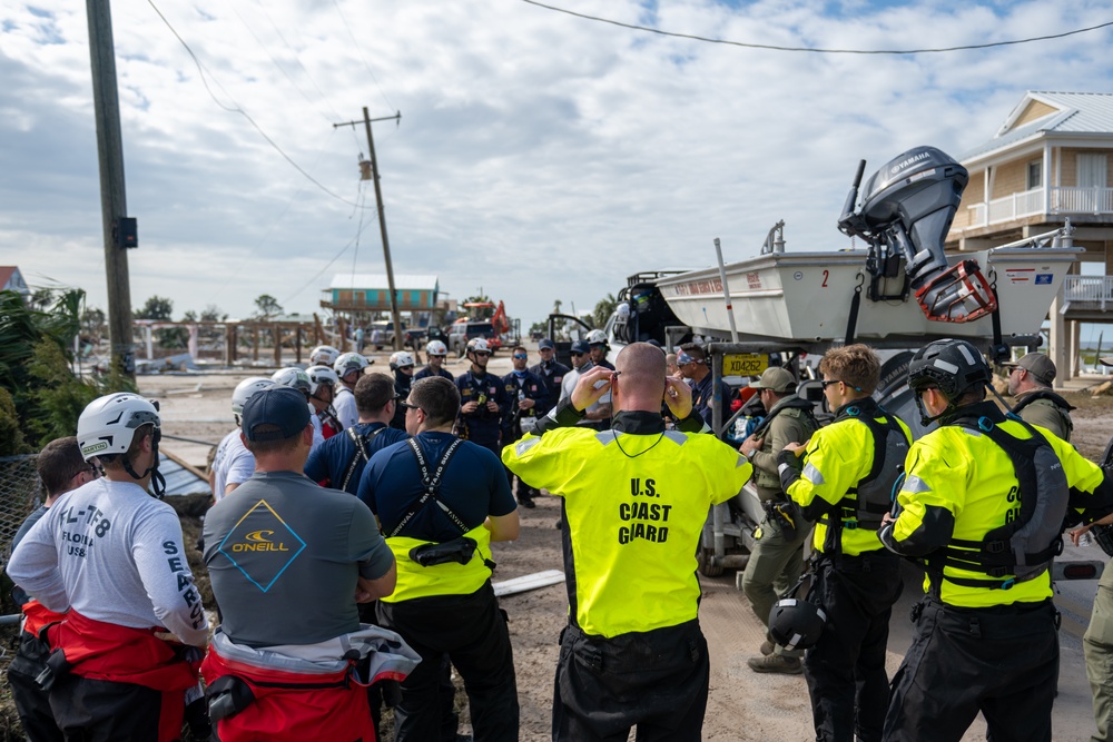 Coast Guard Gulf Strike Team and Partner Agencies respond to effects of Hurricane Helene