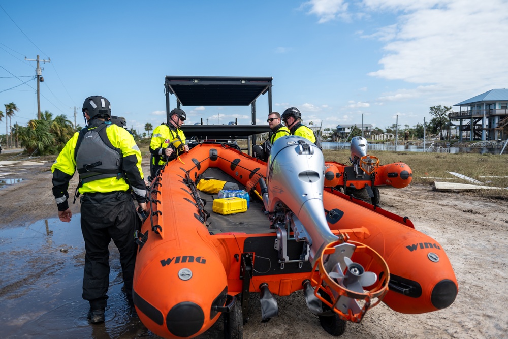 Coast Guard Gulf Strike Team and Partner Agencies respond to effects of Hurricane Helene