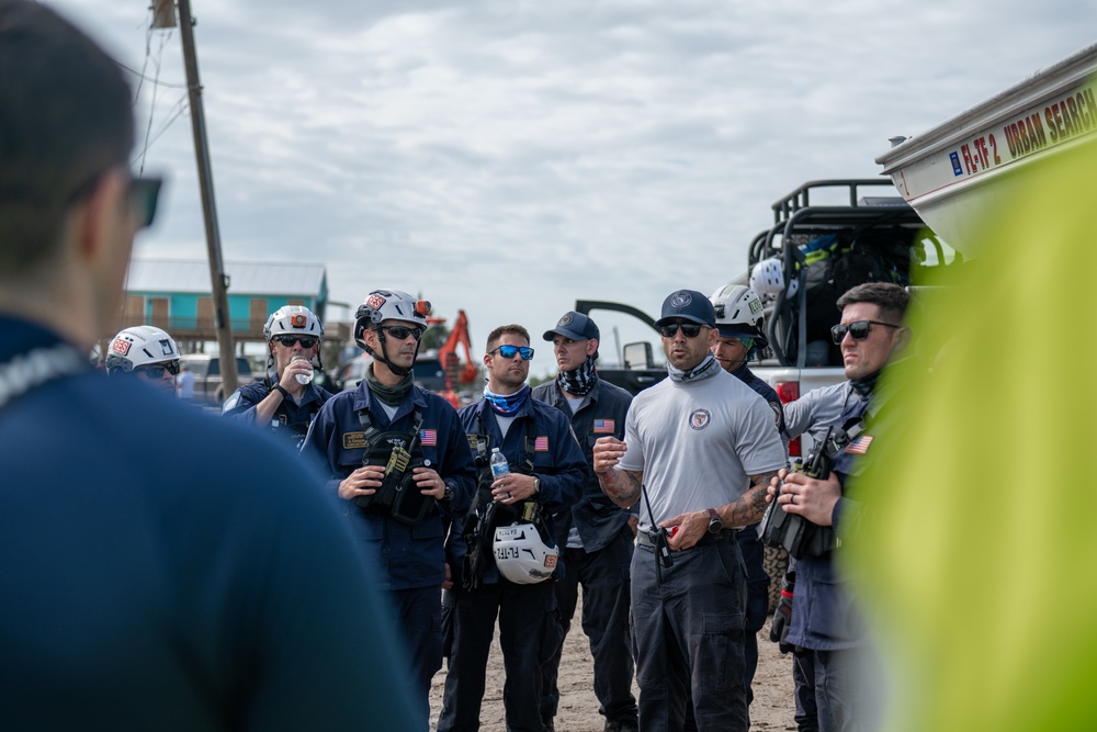 Coast Guard Gulf Strike Team and Partner Agencies respond to effects of Hurricane Helene