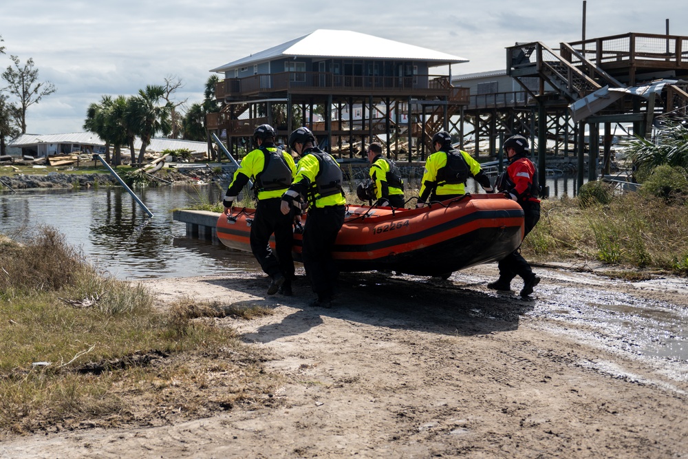 Coast Guard Gulf Strike Team and Partner Agencies respond to effects of Hurricane Helene