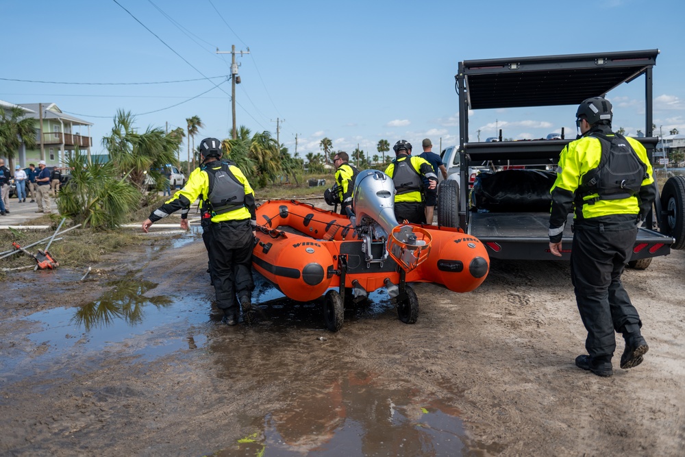 Coast Guard Gulf Strike Team and Partner Agencies respond to effects of Hurricane Helene