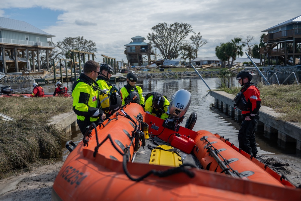 Coast Guard Gulf Strike Team and Partner Agencies respond to effects of Hurricane Helene