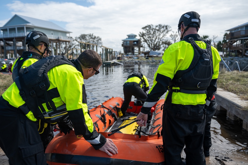 Coast Guard Gulf Strike Team and Partner Agencies respond to effects of Hurricane Helene