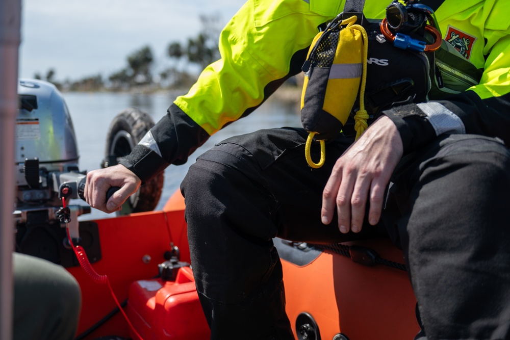 Coast Guard Gulf Strike Team and Partner Agencies conduct searches after effects of Hurricane Helene