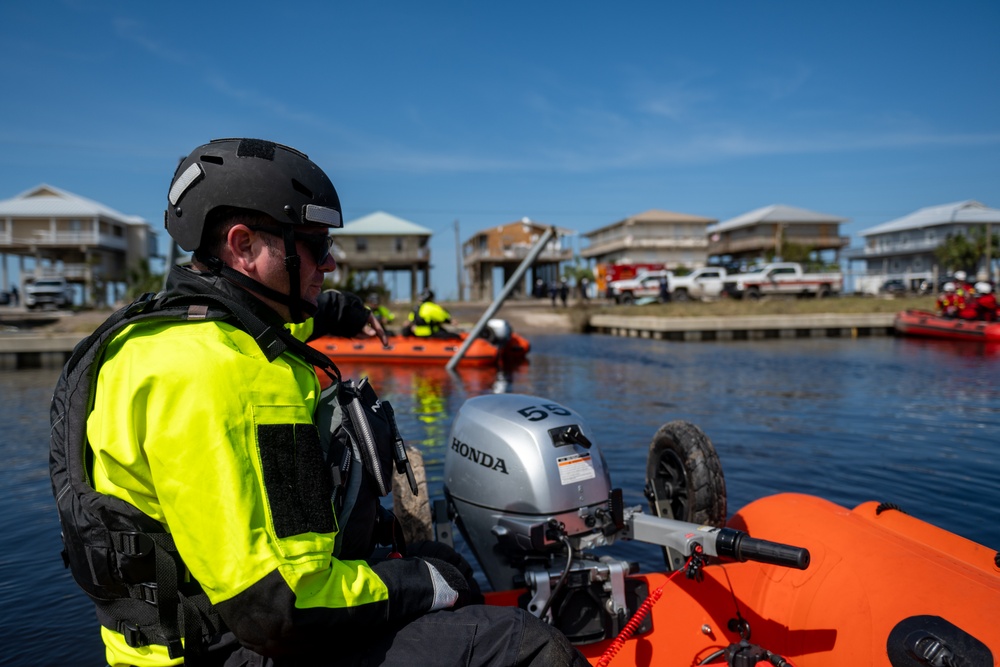 Coast Guard Gulf Strike Team and Partner Agencies conduct searches after effects of Hurricane Helene