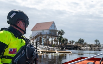 Coast Guard Gulf Strike Team and Partner Agencies conduct searches after effects of Hurricane Helene