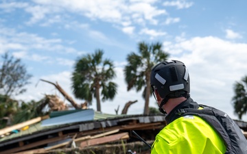 Coast Guard Gulf Strike Team and Partner Agencies conduct searches after effects of Hurricane Helene