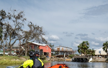 Coast Guard Gulf Strike Team and Partner Agencies continue conducting searches after effects of Hurricane Helene