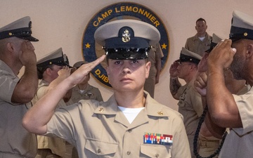 Camp Lemonnier Chief Petty Officer Initiation Culminates in Pinning Ceremony