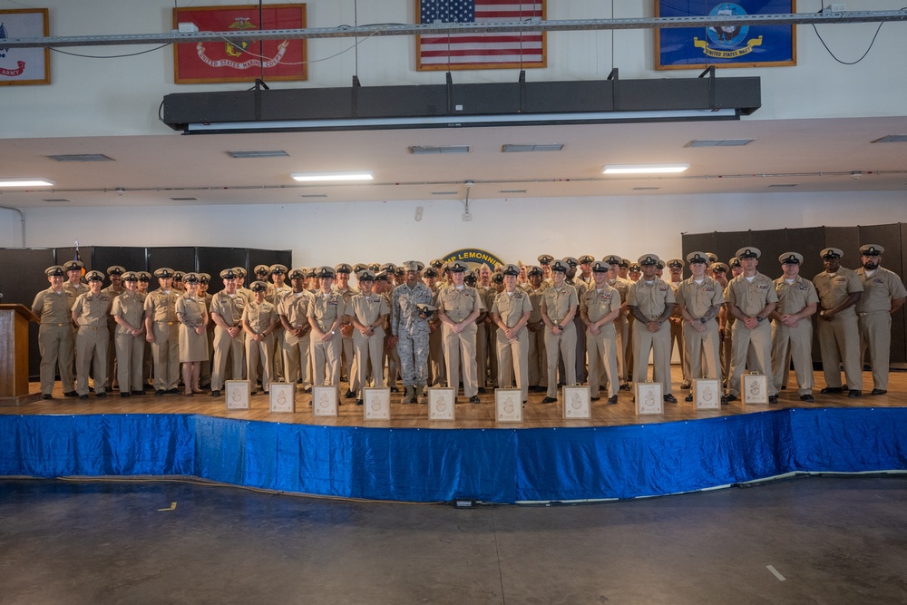 Camp Lemonnier Chief Petty Officer Initiation Culminates in Pinning Ceremony