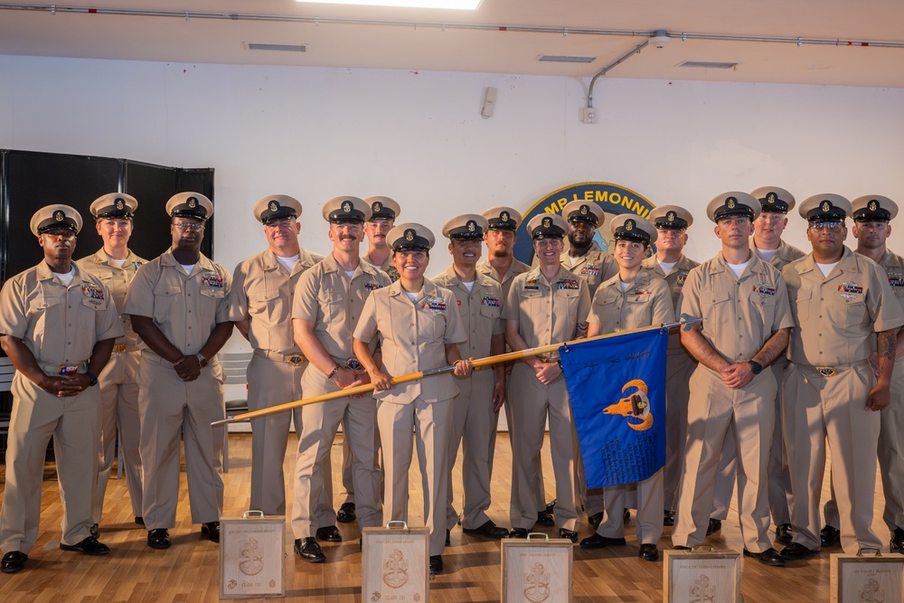 Camp Lemonnier Chief Petty Officer Initiation Culminates in Pinning Ceremony