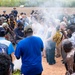 U.S. Marines, families of fallen honored by Tiwi Island, Larrakia people in historic Pukumani ceremony