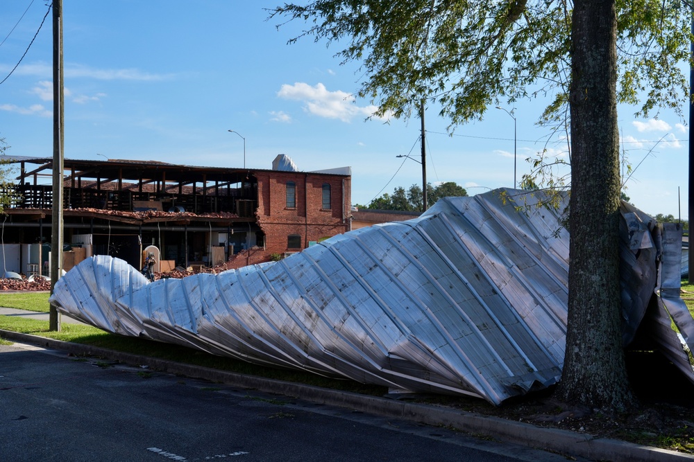 Damage from Hurricane Helene