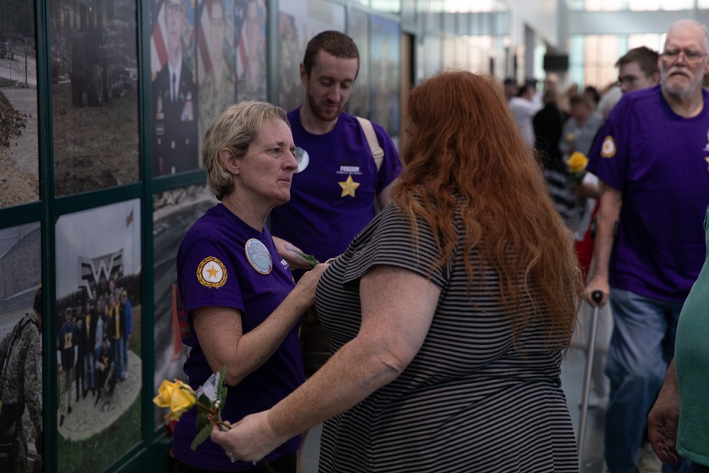 Gold Star Family Members and Friends Attend Final Ceremony