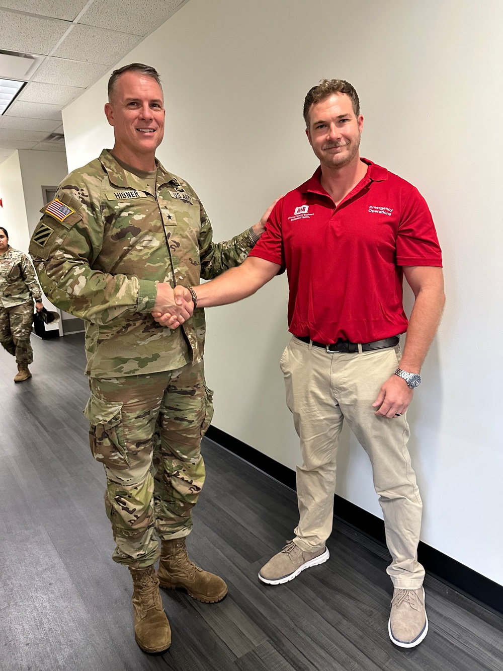 US Army Corps of Engineers, South Atlantic Division Commander visits Florida Emergency Operations Center for Hurricane Helene
