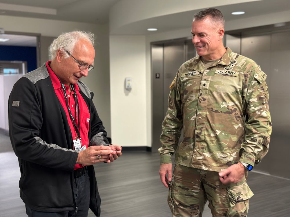 U.S. Army Corps of Engineers, South Atlantic Division Commander Brig. Gen. Daniel Hibner visits Florida Emergency Operations Center