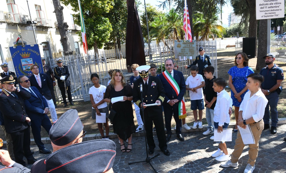 NSA Naples, Italian City Commemorate 9/11