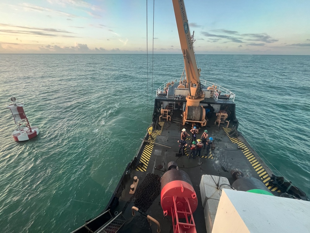 Coast Guard repairs aids to navigation after Hurricane Helene