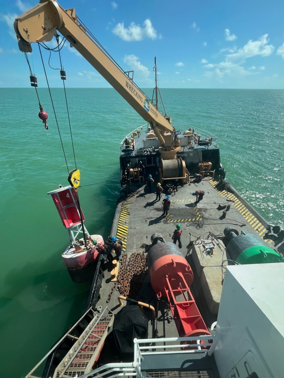 Coast Guard repairs aids to navigation after Hurricane Helene