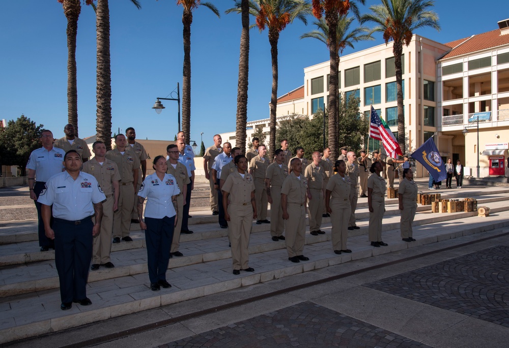 NAS Sigonella holds a chief pinning ceremony