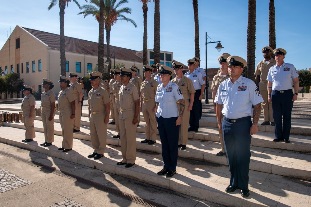 NAS Sigonella holds a chief pinning ceremony