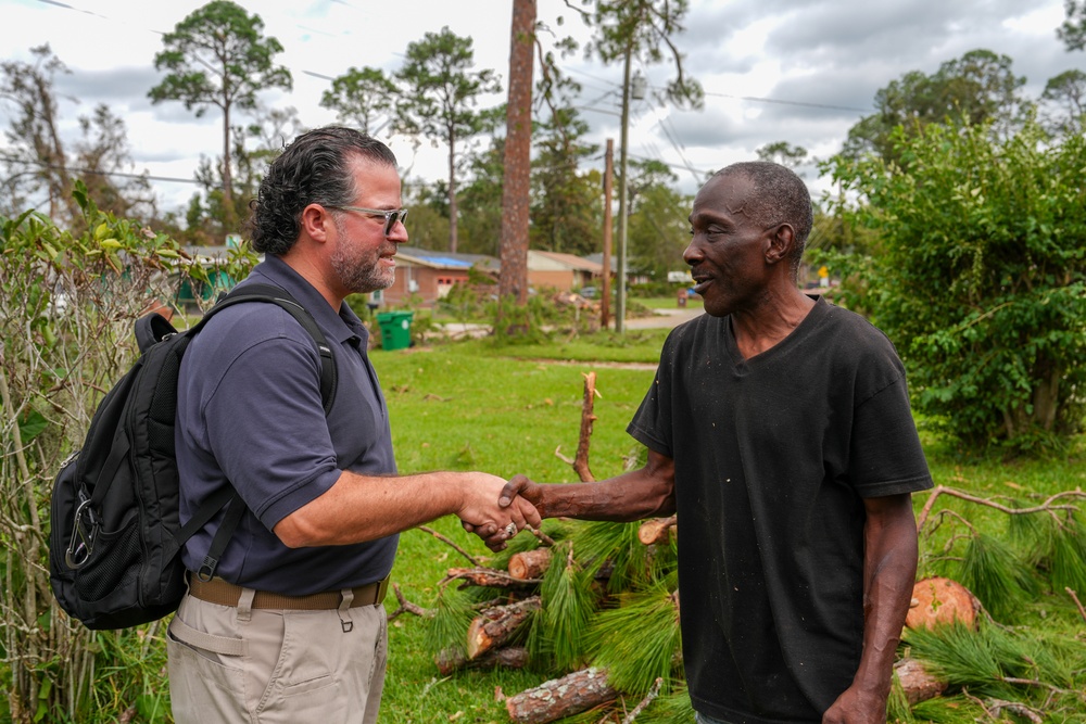 FEMA Meets with Hurricane Helene Survivors