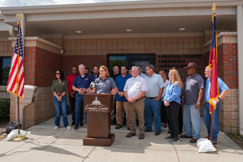 State of Georgia and FEMA Hold Meeting with Local Officials After Hurricane Helene