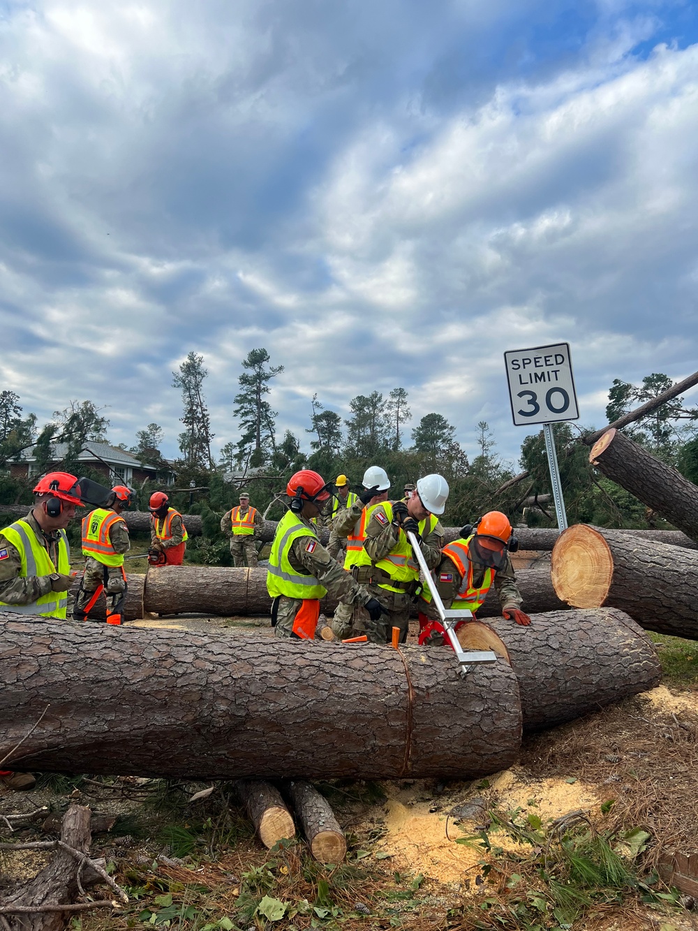 Georgia State Defense Force Assists with Hurricane Helene Recovery Efforts