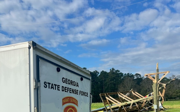 Georgia State Defense Force Assists with Hurricane Helene Recovery Efforts