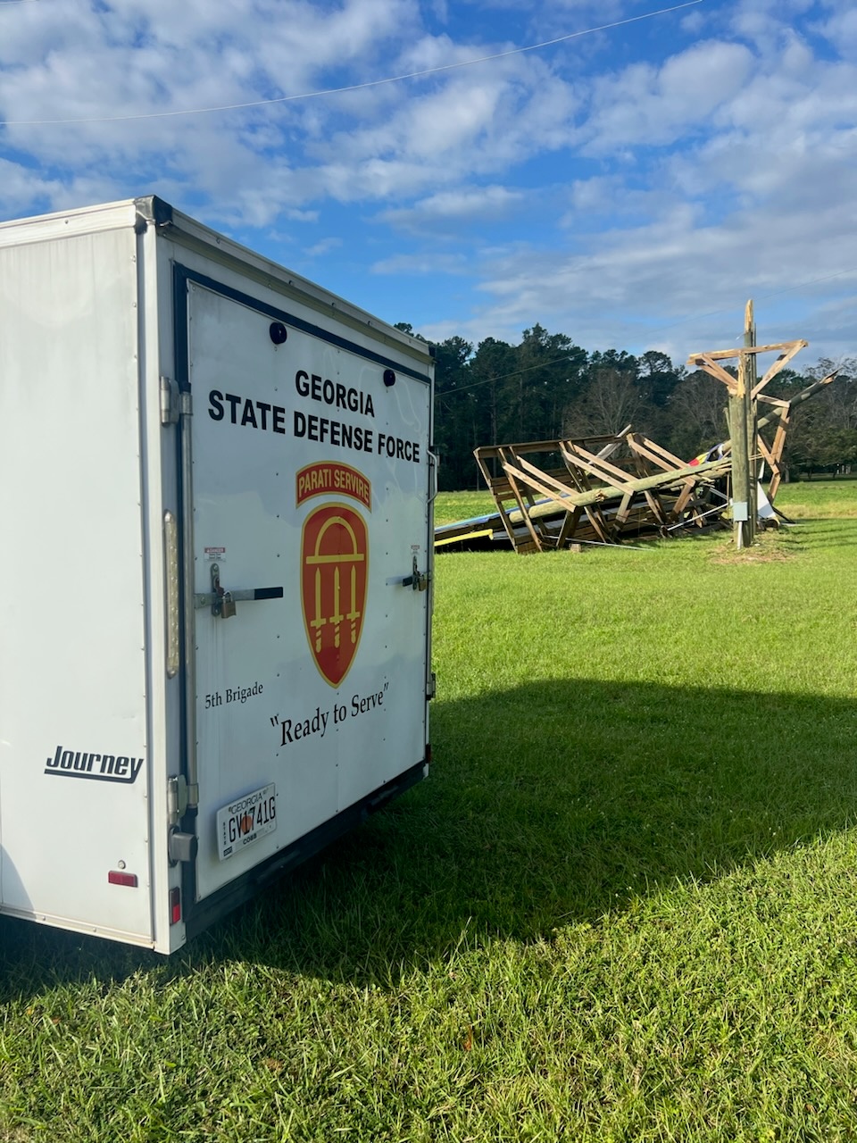 Georgia State Defense Force Assists with Hurricane Helene Recovery Efforts